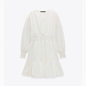 Zara White Mini Dress